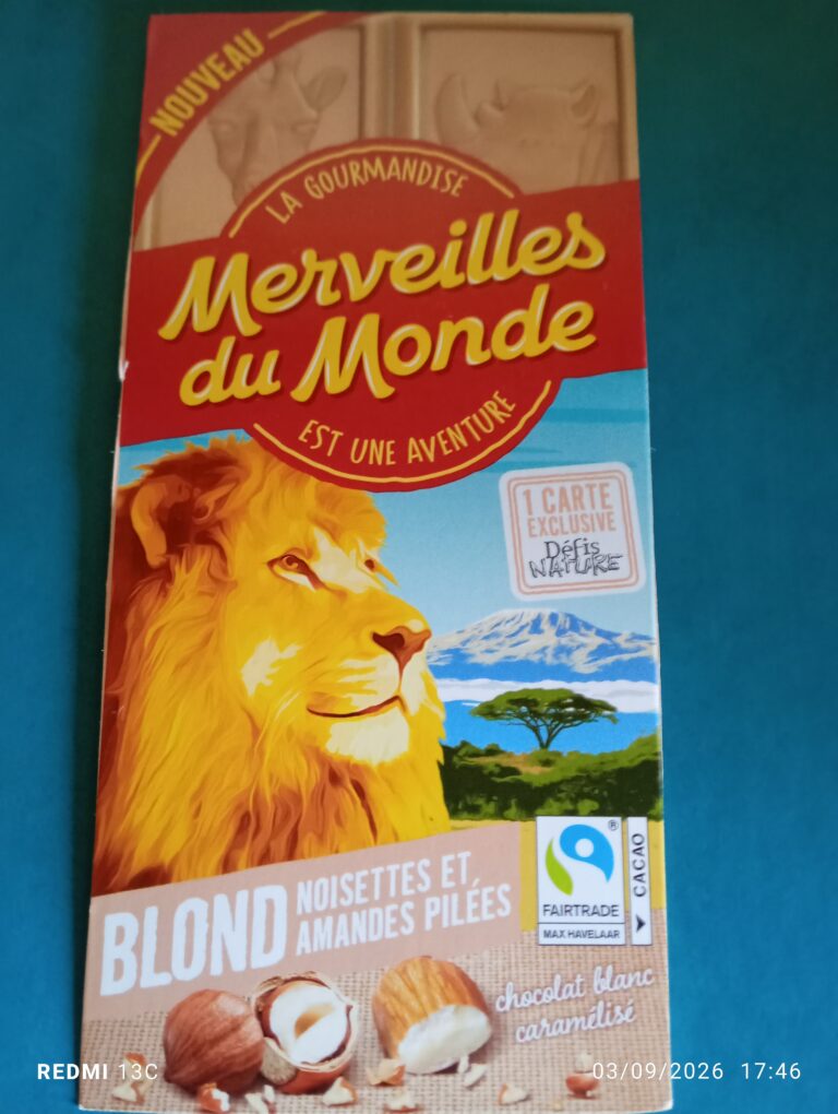 Dos de la carte