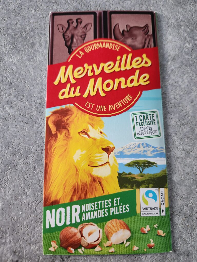 Dos de la carte