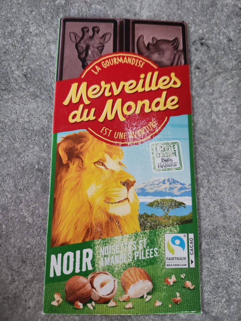Dos de la carte