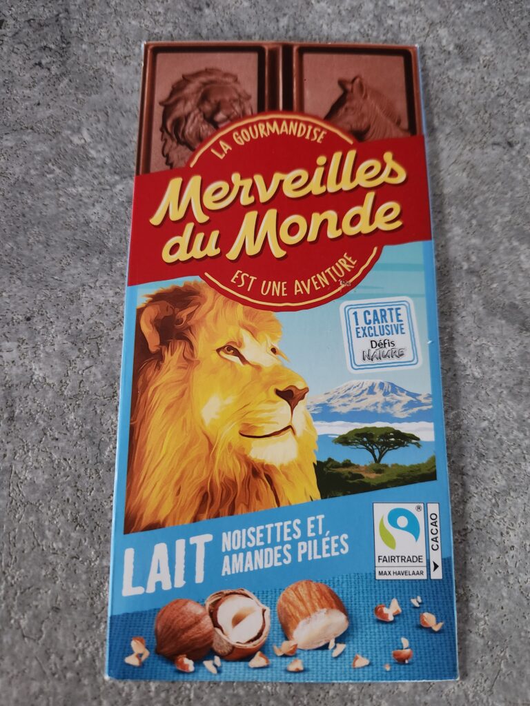 Dos de la carte