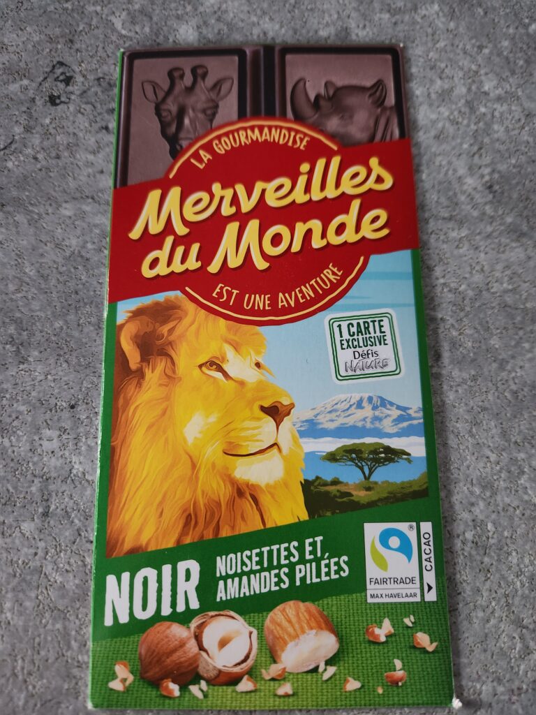 Dos de la carte