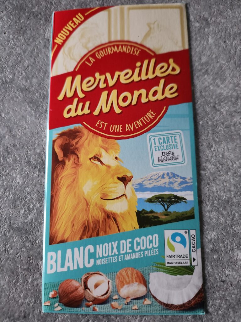 Dos de la carte
