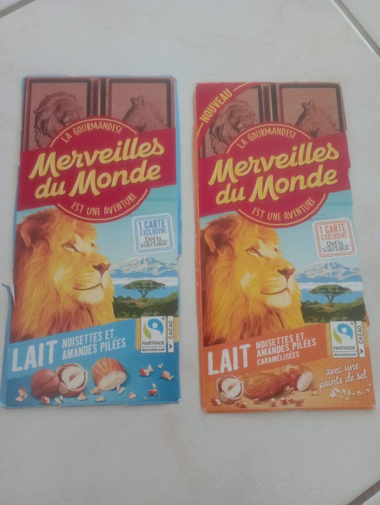 Dos de la carte