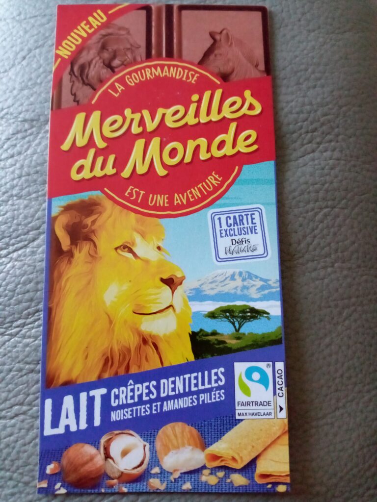 Dos de la carte