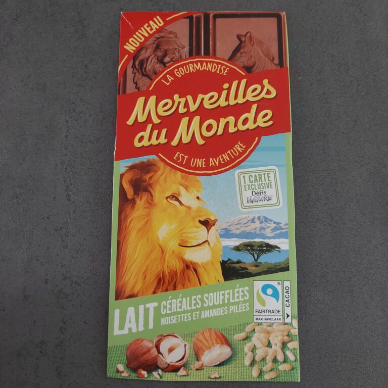 Dos de la carte