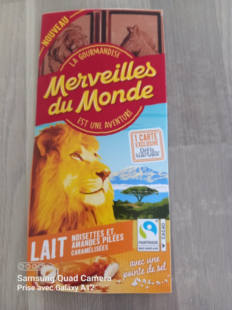 Dos de la carte