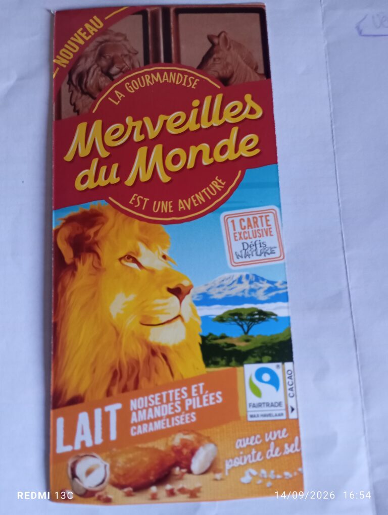 Dos de la carte