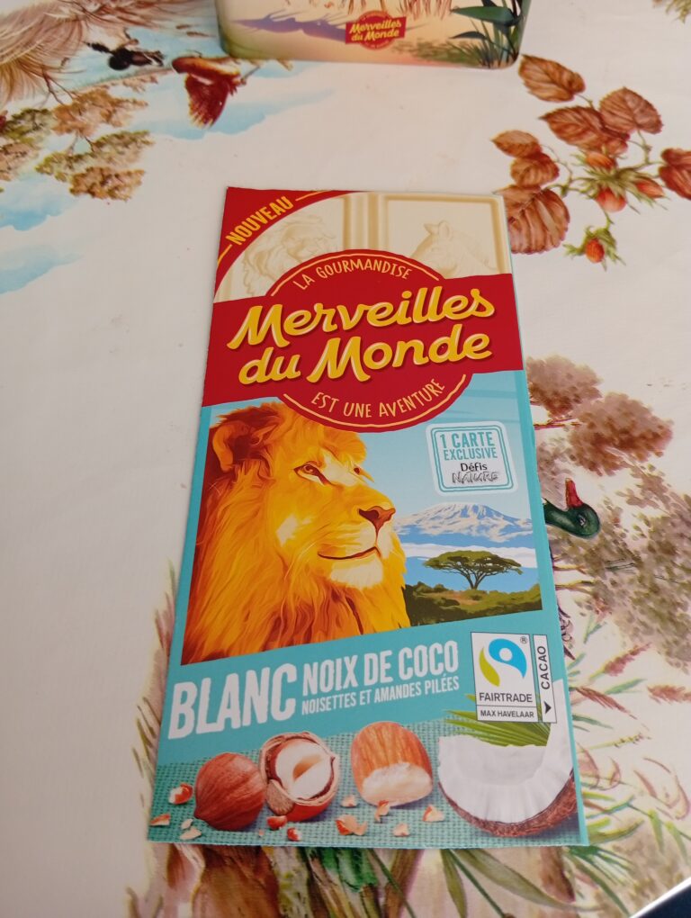 Dos de la carte