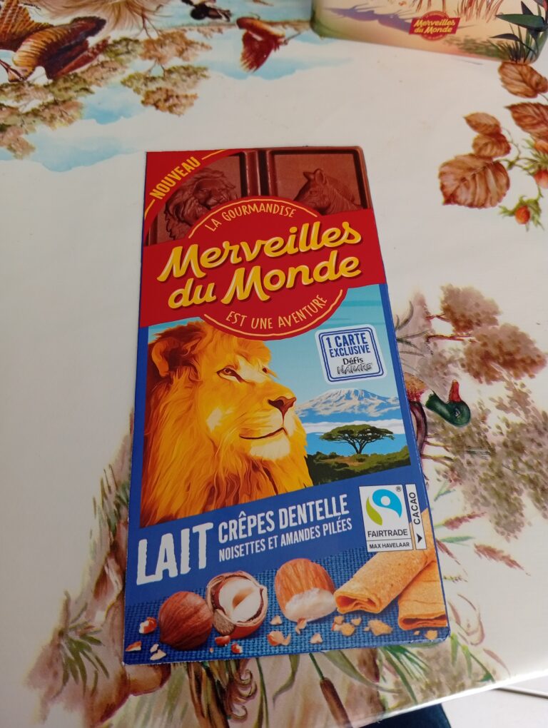 Dos de la carte