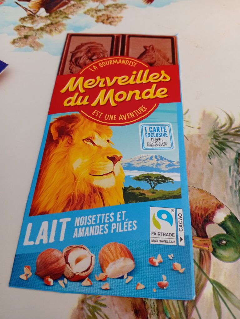 Dos de la carte