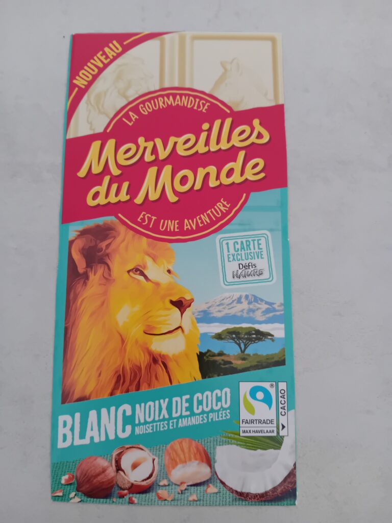 Dos de la carte