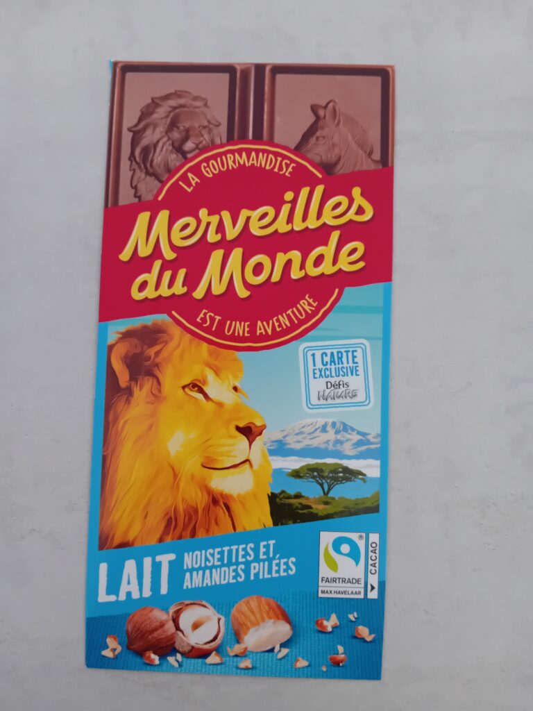 Dos de la carte
