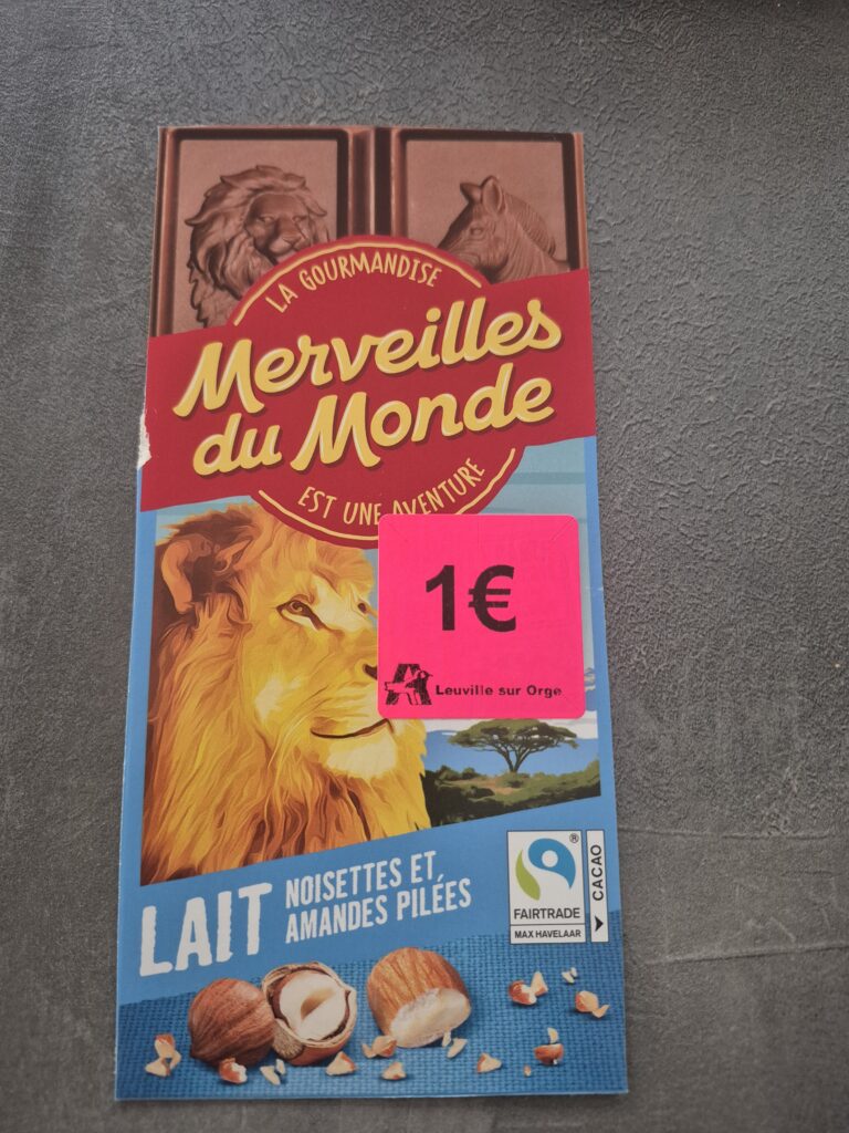 Dos de la carte