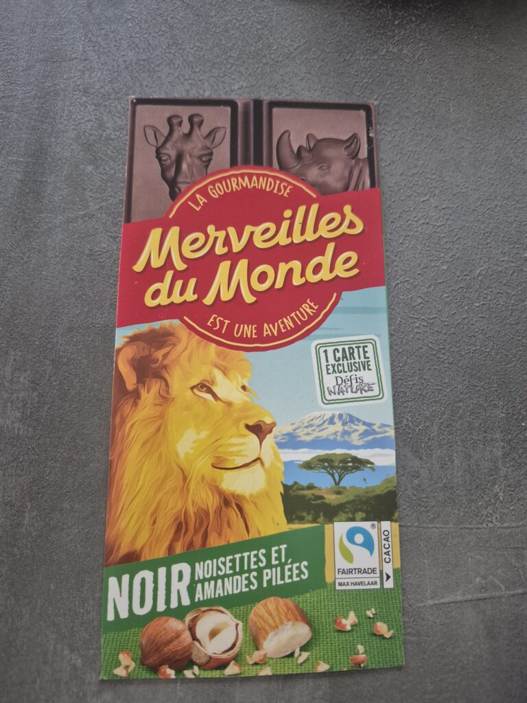 Dos de la carte