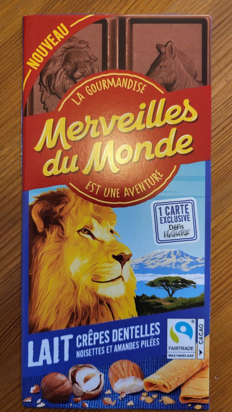 Dos de la carte