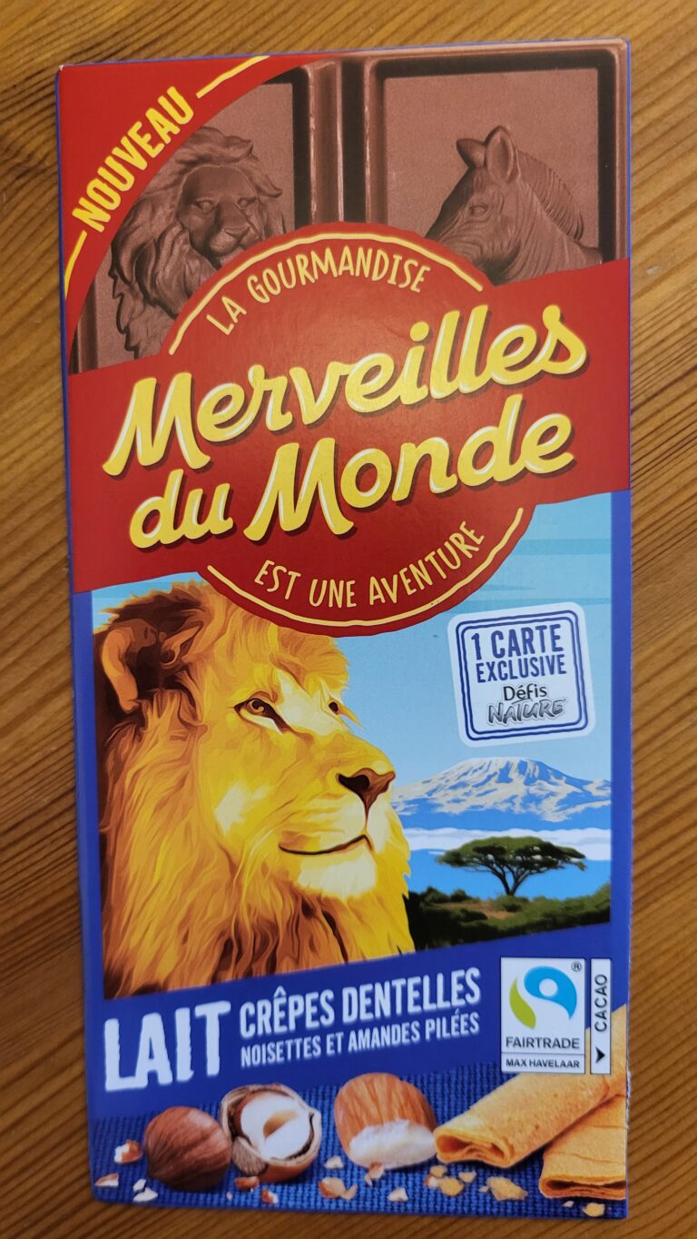Dos de la carte