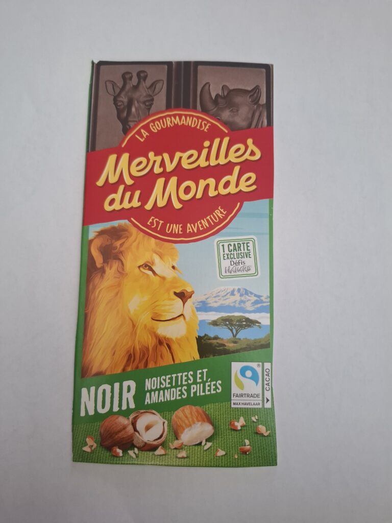 Dos de la carte