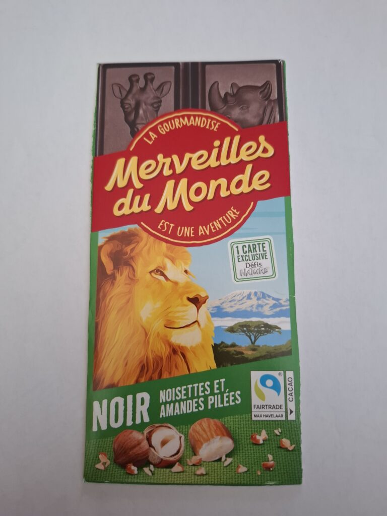 Dos de la carte