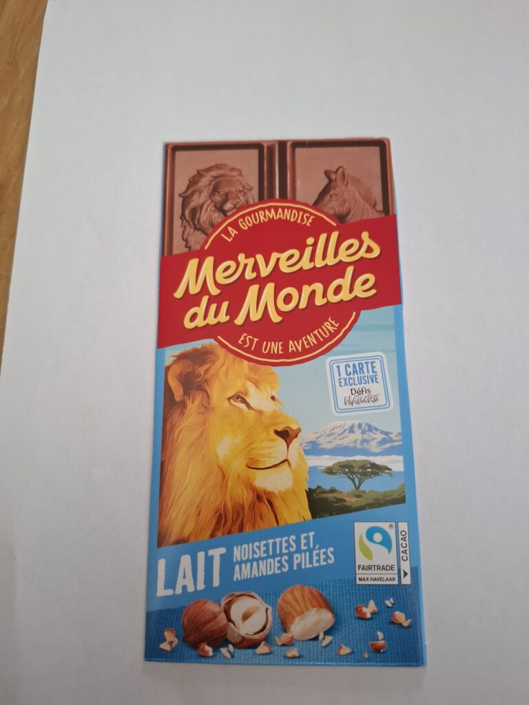 Dos de la carte