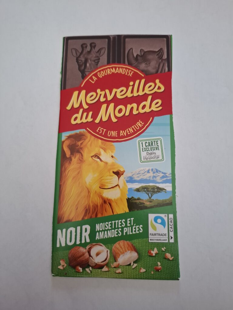 Dos de la carte