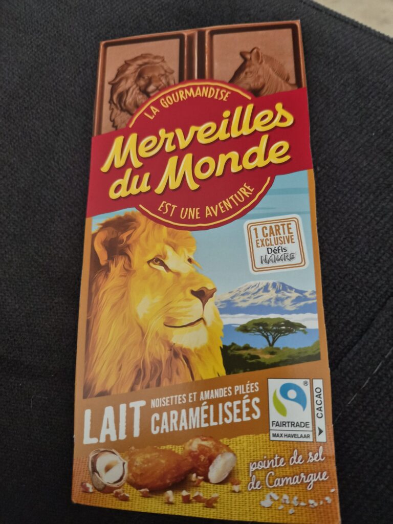 Dos de la carte