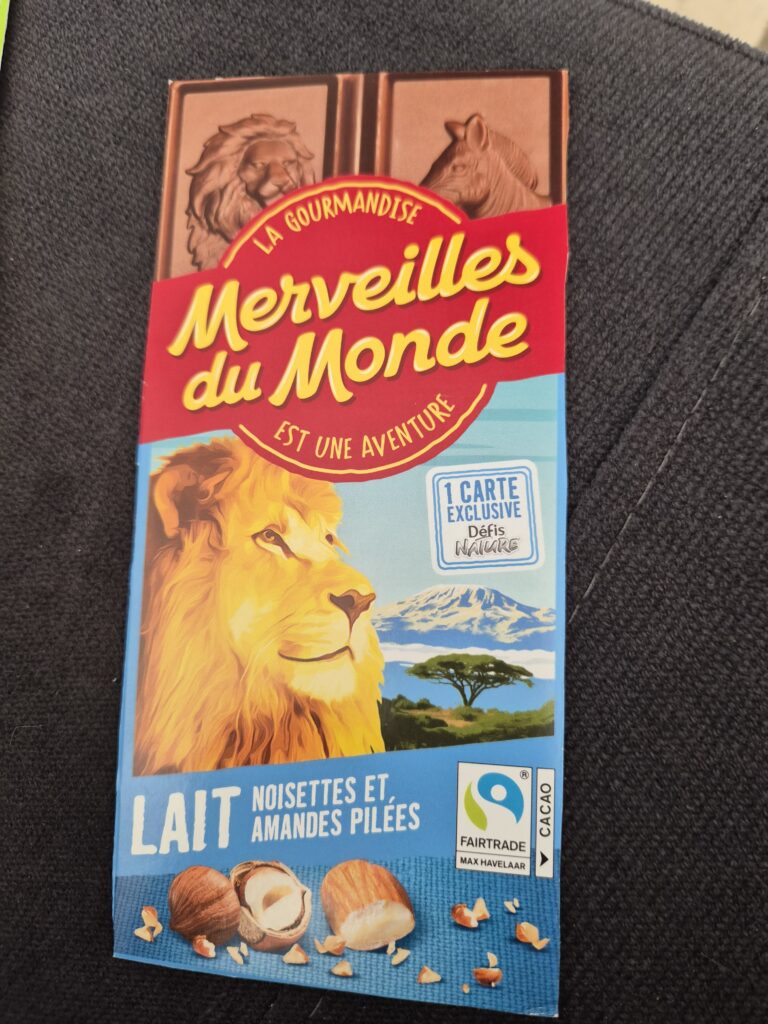 Dos de la carte