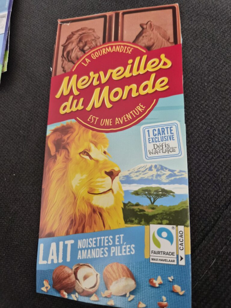 Dos de la carte