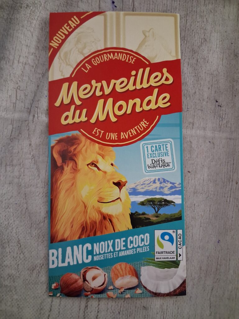 Dos de la carte