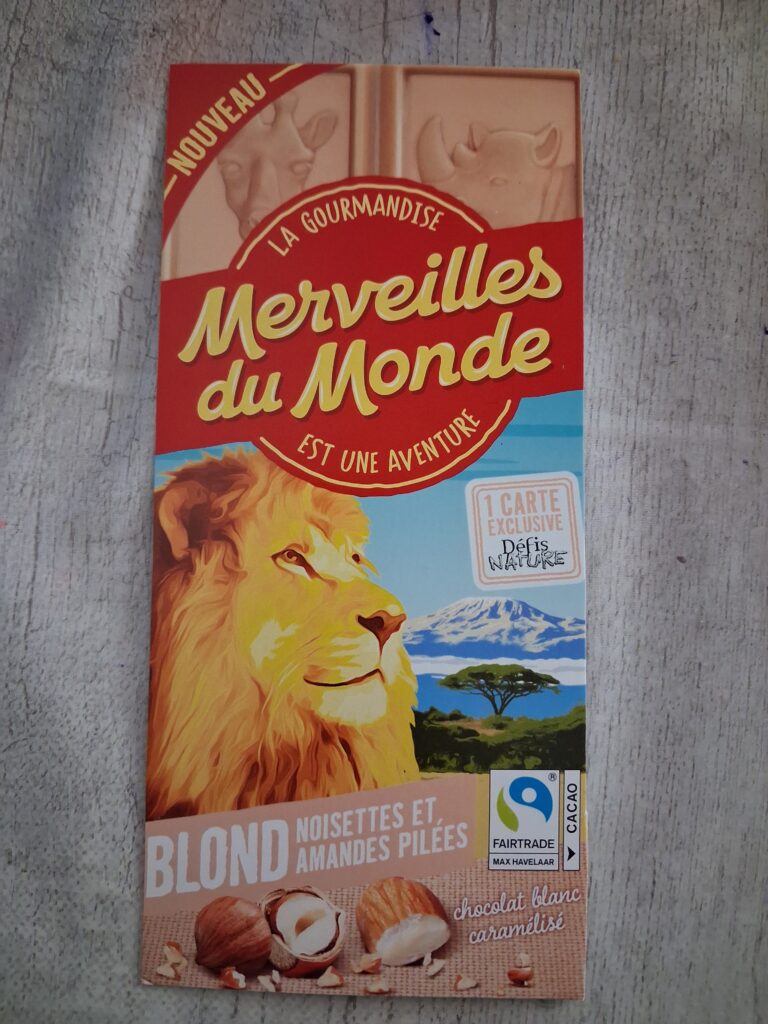 Dos de la carte