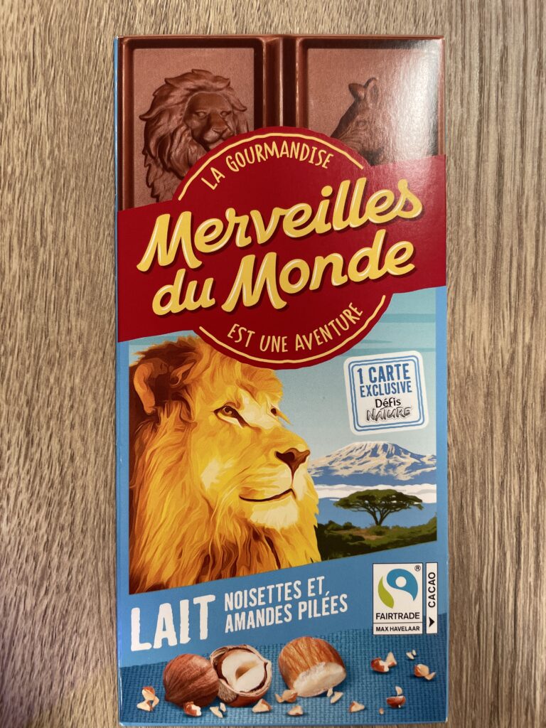 Dos de la carte