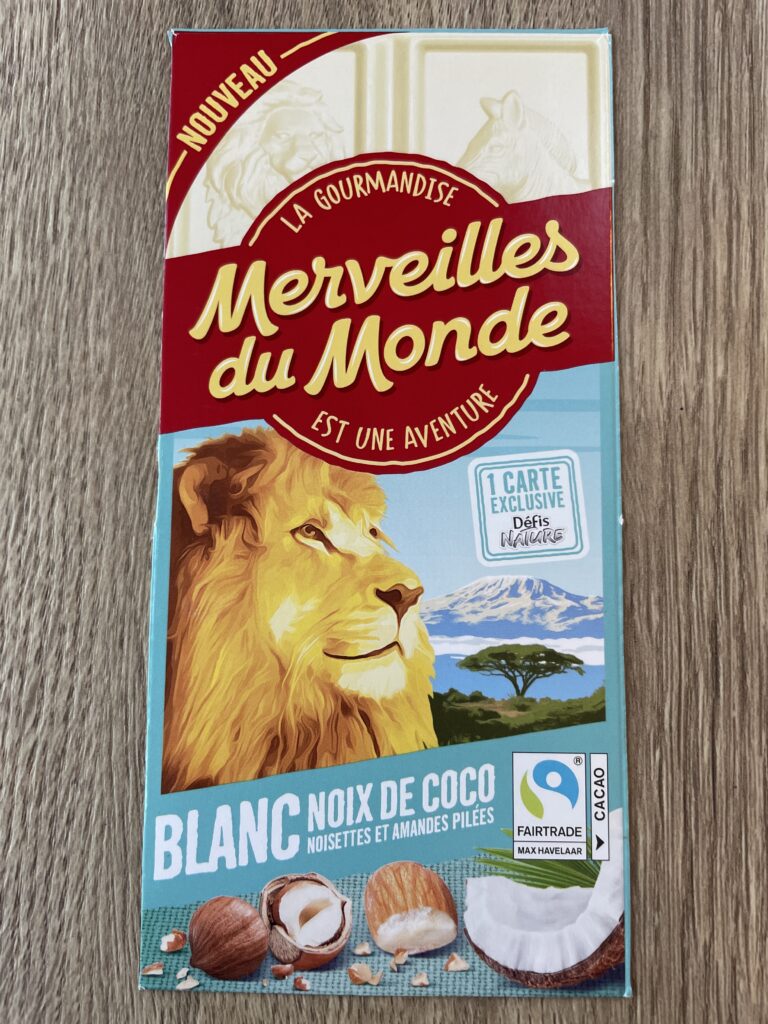 Dos de la carte