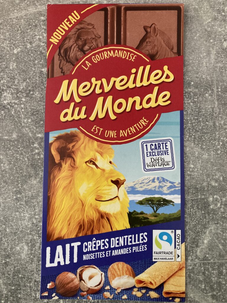 Dos de la carte
