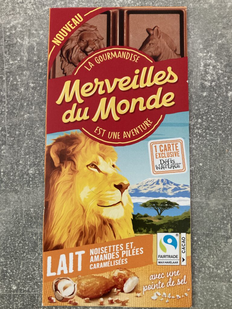 Dos de la carte