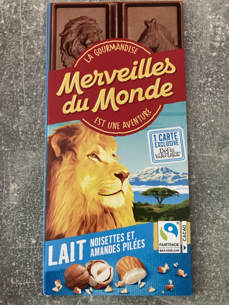 Dos de la carte