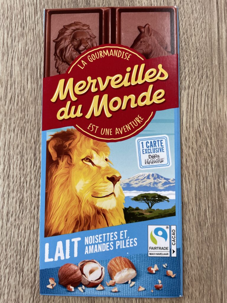 Dos de la carte
