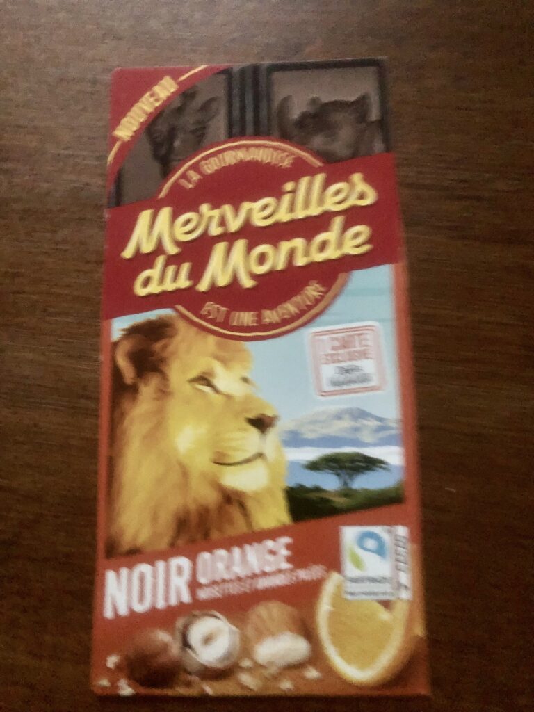 Dos de la carte