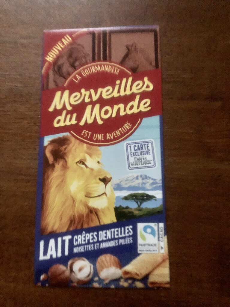 Dos de la carte
