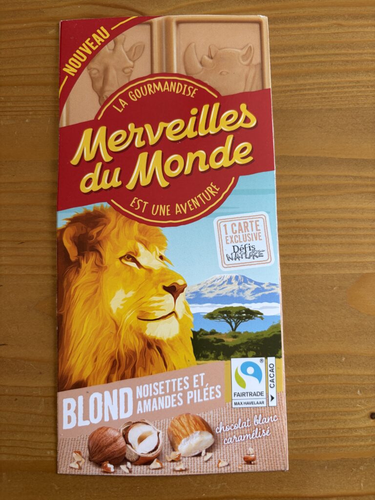 Dos de la carte