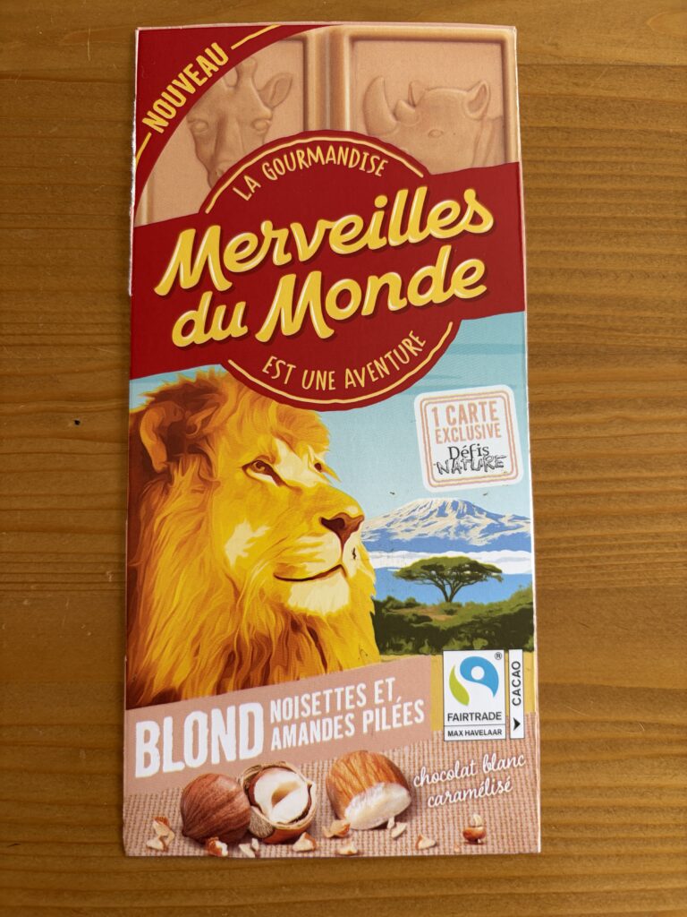 Dos de la carte