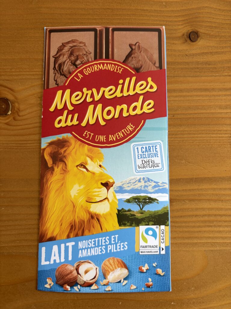 Dos de la carte