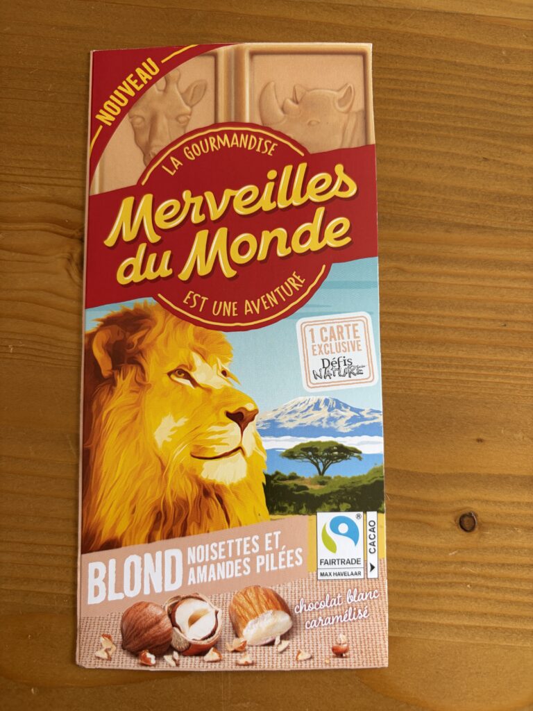 Dos de la carte