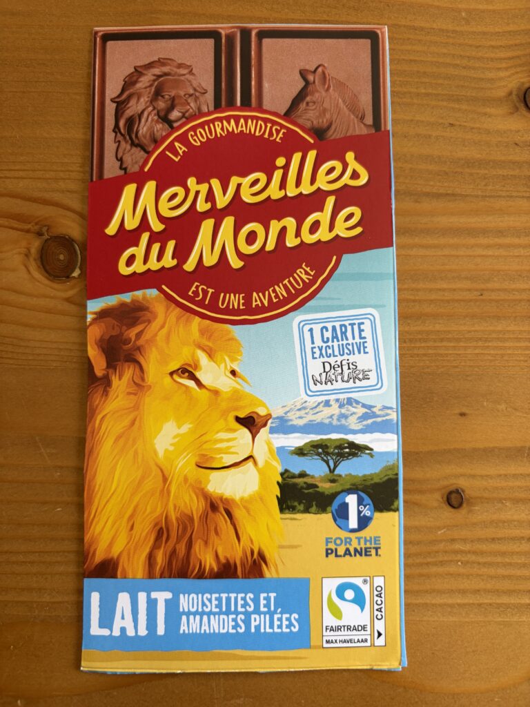 Dos de la carte