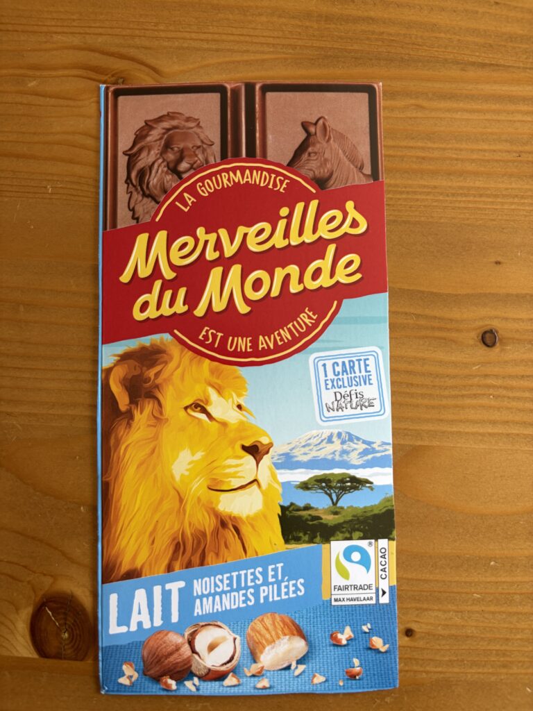Dos de la carte