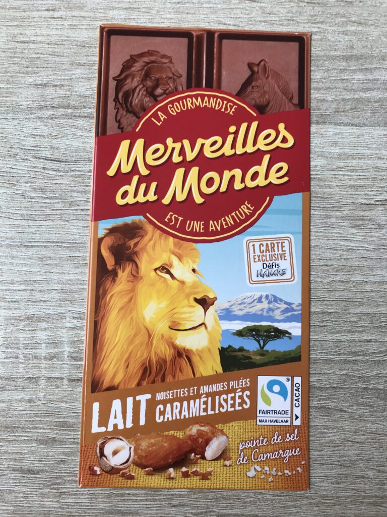 Dos de la carte
