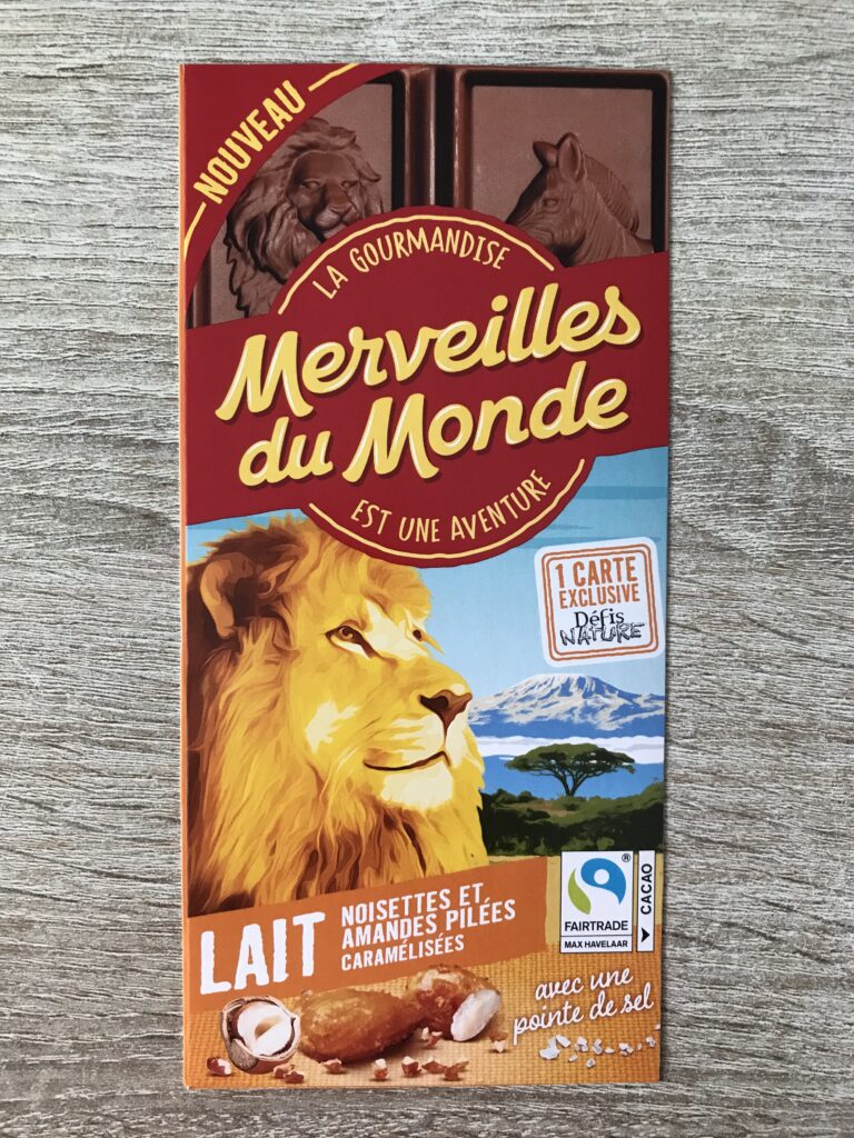 Dos de la carte