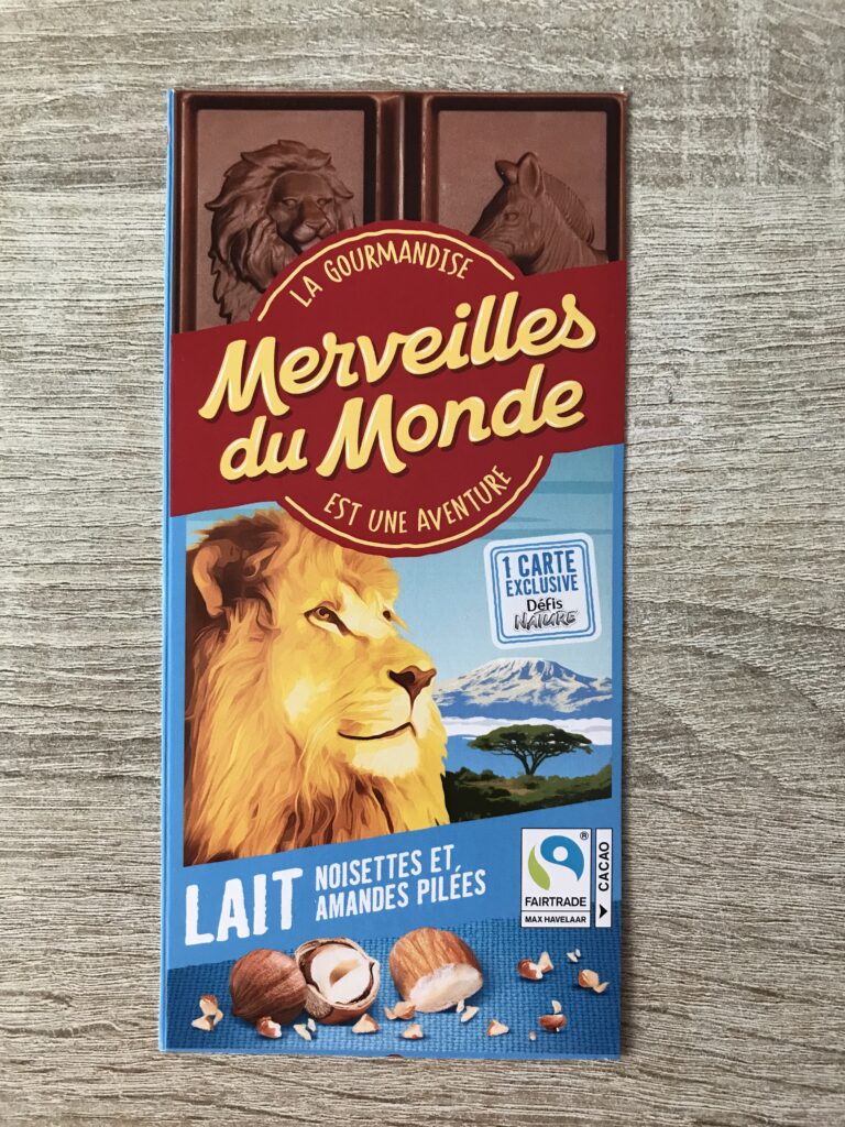 Dos de la carte
