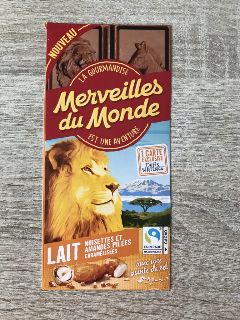 Dos de la carte