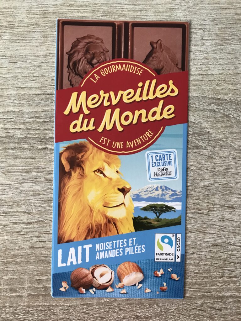 Dos de la carte