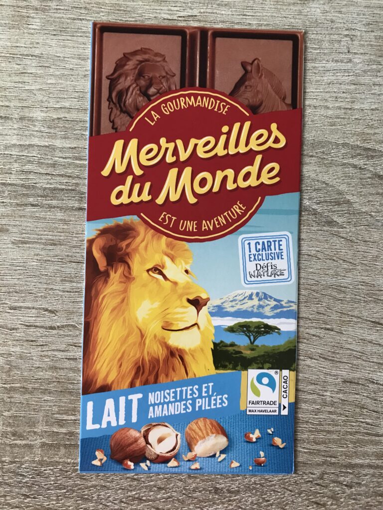 Dos de la carte