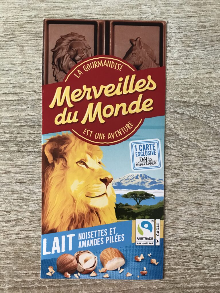 Dos de la carte